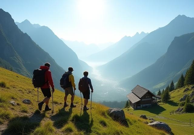 Alpen Trekking Panorama